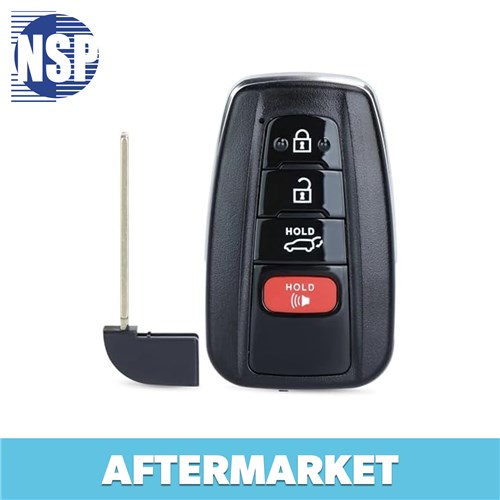 TOYOTA 4-BTN L,U,P,H SMART KEY - FCC: HYQ14FLA - OE: 8990H-0R230, 8990H-0R220, 8990H-42690