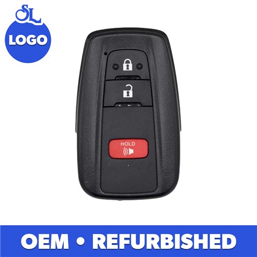 TOYOTA 3-BTN L,U,P SMART KEY - FCC: HYQ14FLA - OE: 8990H-0R200 - 3450 BOARD - LOCKED