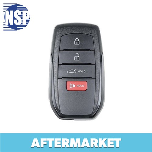 TOYOTA 4-BTN L,U,P,T SMART KEY - FCC: HYQ14FBW - OE: 8990H-12350, 8990H-02470