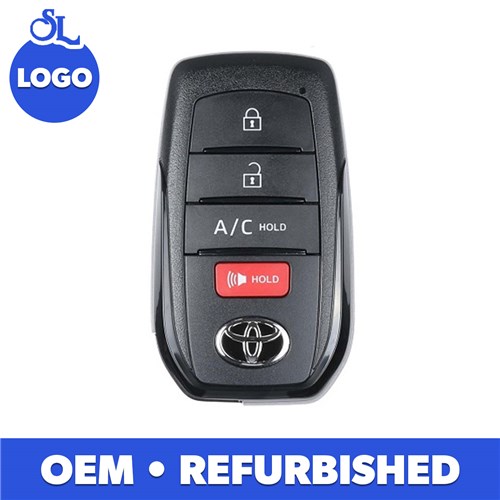 TOYOTA 4-BTN L,U,P,AC SMART KEY - FCC: HYQ14FBX - OE: 8990H-42510