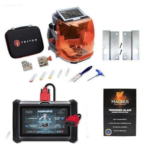 Triton PLUS Automotive Bundle #3 (Triton PLUS Automotive Machine, AutoProPAD 3 Core, Triton Mounting Kit, & Triton Screen Protector)