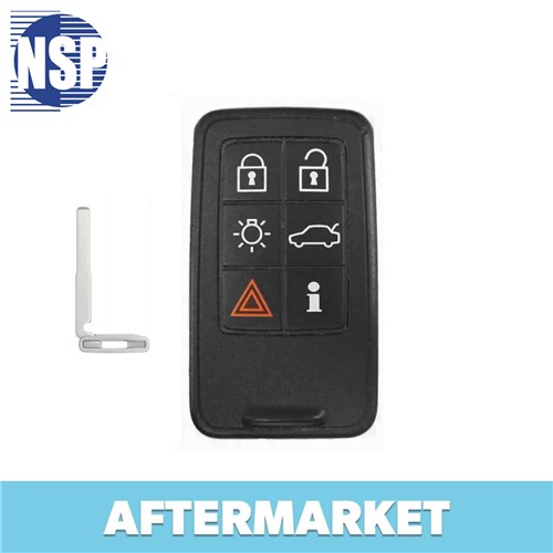 NSP VOLVO 6-BTN L,U,P,T,LIGHT,PCC SMART KEY - FCC: KR55WK49266