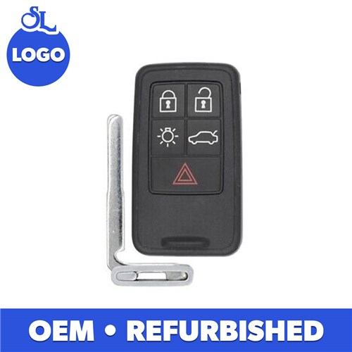 VOLVO 5-BTN L,U,P,T,LIGHT SMART KEY - FCC: KR55WK49264 - OE: 30659550 -  433 MHZ