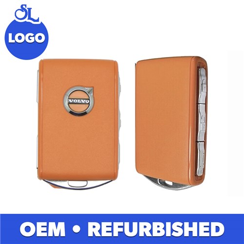 REFURB VOLVO 4-BTN SMART KEY ORANGE-MS - VOLVO-334-REF